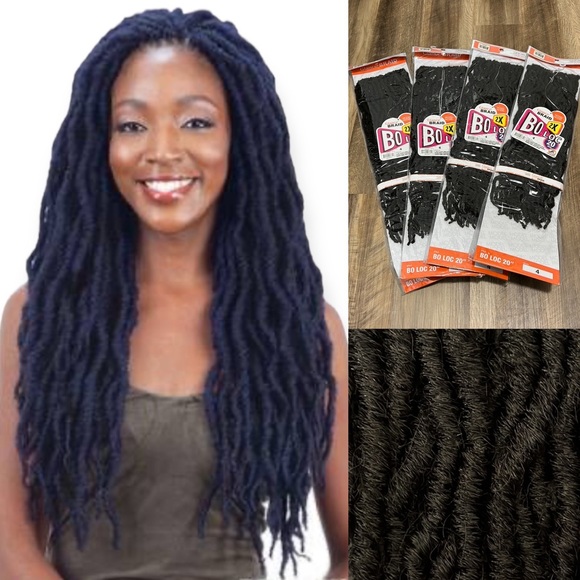 Model Model Glance Braid Hair Bundle 4 Packs Crochet Latch Hook